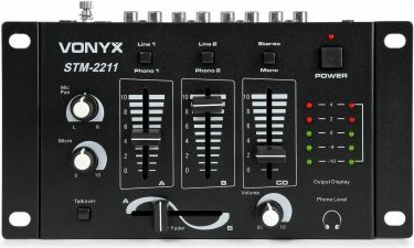 STM-2211B 4-Channel Mixer Black