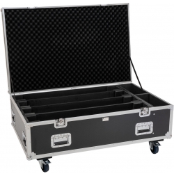 Roadinger Flightcase PRO 4x LED BAR-8 SWING with wheels TILBUD NU