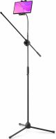 MS10TH Foldable Microphone stand with boom & tablet holder MS10TH Foldable Microphone stand with boom & tablet holder