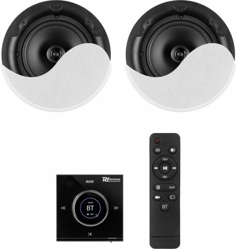 Powerline B50BSet In-Wall Audio Amplifier with 2 Ceiling Speakers