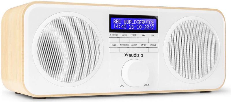 Novara DAB+ Stereo Radio Hvit