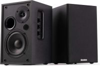 KS02 Active Bookshelf Speaker Set 80W BT Black