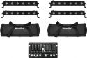 Eurolite Set 4x LED BAR-6 QCL RGBW + 2x Soft Bag + Controller Eurolite Set 4x LED BAR-6 QCL RGBW + 2x Soft Bag + Controller