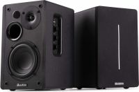 KS01B Active Bookshelf Speaker Set 120W BT Black