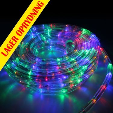 Lyskæde "kraftig vandslange design" multicolor, 5m
