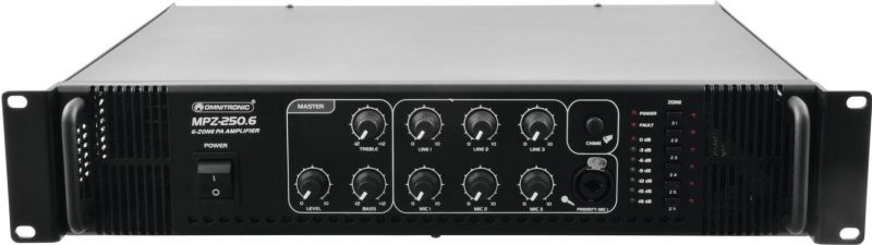 Omnitronic MPZ-250.6 PA Mixing Amplifier