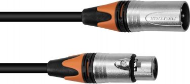 PSSO XLR Cable COL 3-pin 3m bk Neutrik