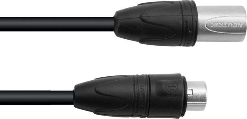 PSSO DMX Cable IP65 3-pin 5m black