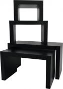 Europalms LEICHTSIN DECO TABLES, black Europalms LEICHTSIN DECO TABLES, black