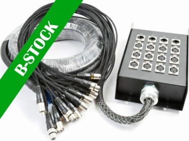Stage Snake 12-in 4-out XLR 30 metres &quot;B-STOCK&quot;