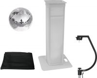 Eurolite Set Mirror ball 30cm with stage stand variable + Cover black