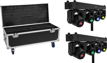Eurolite Set 2x LED TMH Bar S120 + Case with wheels