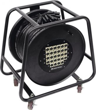 Omnitronic Multicore Stagebox 24/4 30m Cable reel
