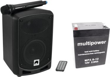 Omnitronic Set WAMS-65BT + Battery