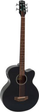 Dimavery AB-455 Acoustic Bass, 5-string, black