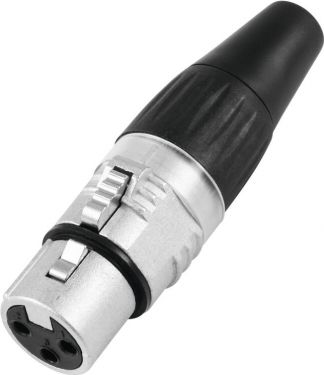 HICON XLR plug 3-pin HI-X3CF-V