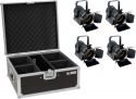 Diverse, Eurolite Set 4x LED THA-20PC TRC Theater Spot bk + Case