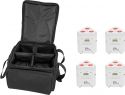 Light & effects, Eurolite Set 4x AKKU TL-3 TCL white + SB-4 Soft Bag