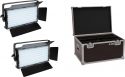 Diverse, Eurolite Set 2x LED PLL-480 CW/WW Panel + Case