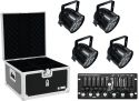 Eurolite Set 4x LED PAR-56 HCL bk + Case + Controller Eurolite Set 4x LED PAR-56 HCL bk + Case + Controller
