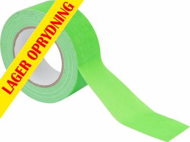 Eurolite Gaffa Tape 50mm x 25m, neon green, uv active