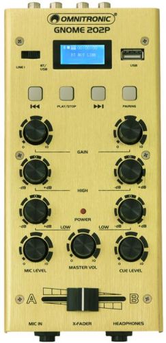 Omnitronic GNOME-202P Mini Mixer gold