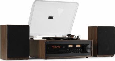 Boston Record Player Set with Speakers