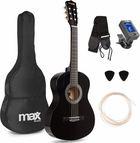 SoloArt Junior 3/4 Classic Guitar Pack Black