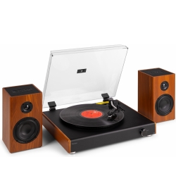 Pladespiller / RP337W Vintage / 2 eksterne højttalere / Rigtig god stereolyd / B