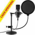 USB Studio Mikrofon sæt - Sort USB Studio Mikrofon sæt - Sort
