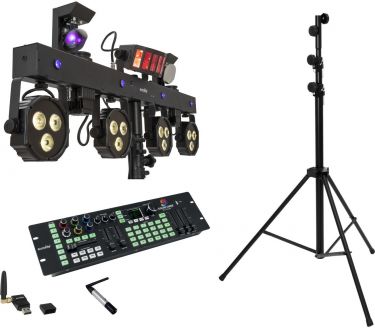 Eurolite Set LED KLS Scan Next FX Compact Light Set + Controller + Steel Stand
