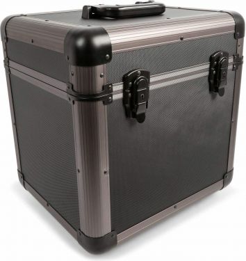 RC100 12" Flightcase til plader / Vinyl Record Case, Titanium