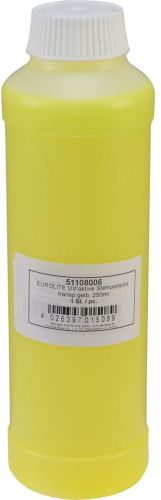 Eurolite UV-active Stamp Ink, transparent yellow, 250ml