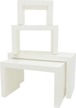 Europalms LEICHTSIN DECO TABLES, white