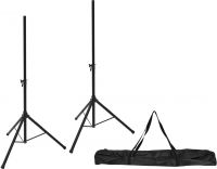 Omnitronic Set 2x M-3 Speaker System Stand + Carrying Bag
