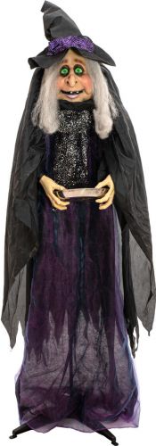 Europalms Halloween Figure Witch Marie, animated, 180cm