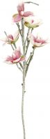 Artificial flowers, Europalms Magnolia branch (EVA), artificial, white pink