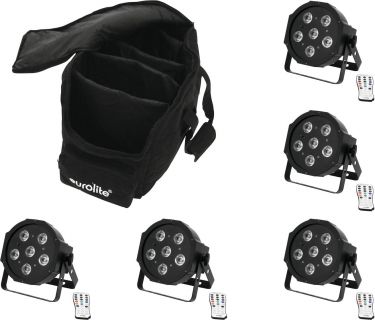 Eurolite Set 5x LED SLS-603 + Soft Bag