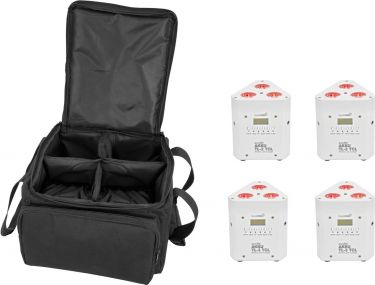 Eurolite Set 4x AKKU TL-3 TCL white + SB-4 Soft Bag
