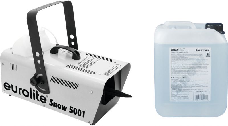 Eurolite Set Snow 5001 Snow Machine + Snow Fluid 5l