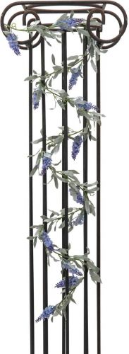 Europalms Flowering Garland, artificial, blue, 180cm