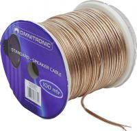 Omnitronic Speaker Cable 2x1.5 100m clear