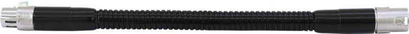 Omnitronic Gooseneck black XLR/XLR, 47cm