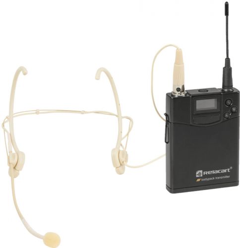 Relacart UT-222 Bodypack with HM-600S Headset