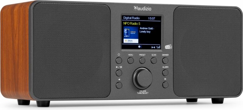 Genua Genua DAB+ Stereo Radio Dark Grey