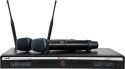 Trådløse Mikrofon Systemer, Relacart UR-222D 2-channel UHF System 823-832 + 863-865 MHz