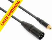 CX134 Kabelomformer XLR hann - RCA hunn