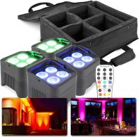 BeamZ BBP94 Uplight 4Stk. Inkl Taske - Pakkesæt