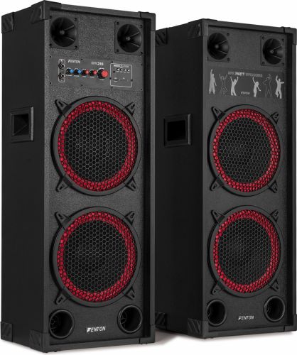SPK-210 PA Active Speaker Set 2 x 10” BT