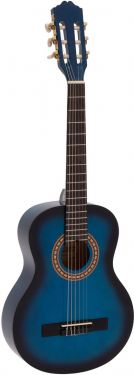 Dimavery AC-303 Classical Guitar 3/4, blue